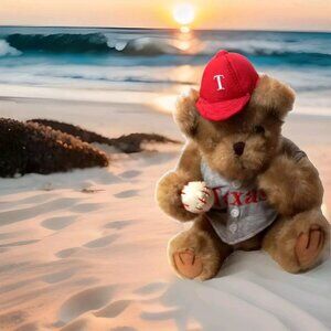 Ranger Texas Baseball Teddy Bear rangers sports plush stuffed animal team sports